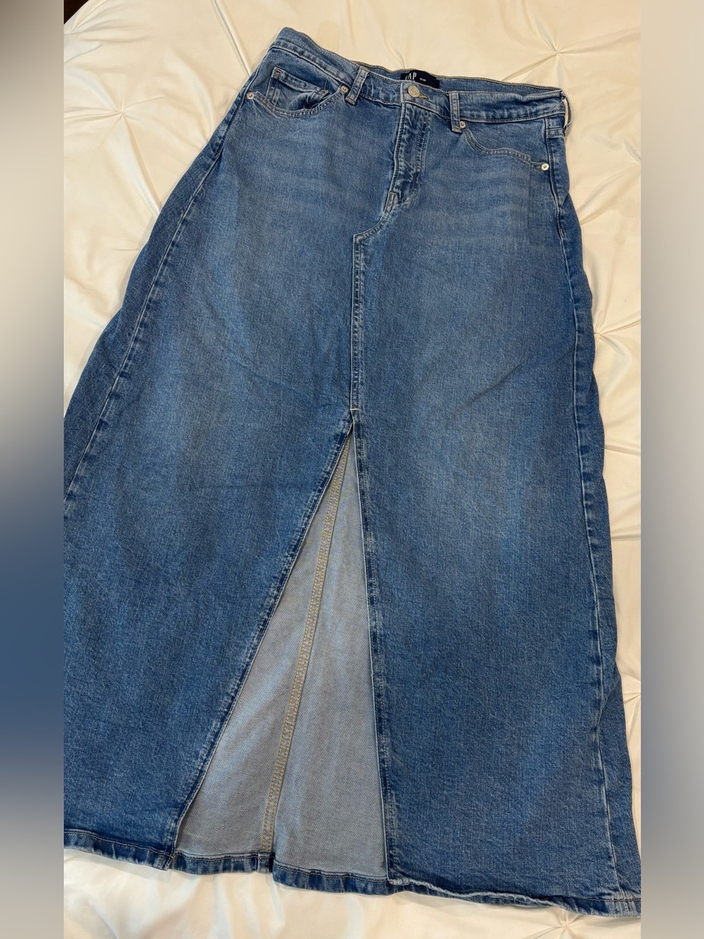 Gap Denim Skirt with front slit